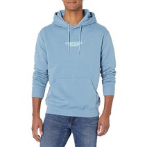 Quiksilver 남성용 옴니 체크 풀오버 후드 스웨트셔츠 프로방시얼 Small