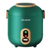 이국주 미니 밥솥 1.2L 휴대용 전기 다기능 조리 냄비 음식 찜기 멀티 쿠커, 02 green, EU