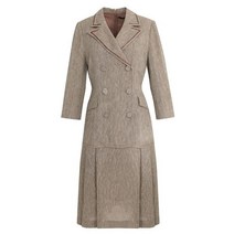 데코 밑단 턱 디테일 자켓형 원피스 DCOWA3701W