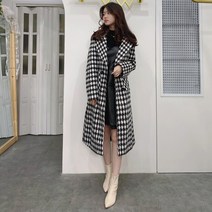 [세인트이브] 135 어디에나 코디쉬운 투버튼 멋스런 안감누빔 롱자켓