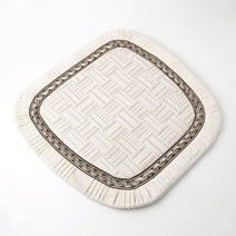 LK둔산점 유럽풍 사각 방석 48x46cm 아이보리색 소파 의자