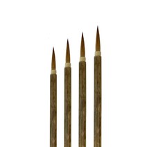 칠성당 춘향 면상필 2.4호 캘리 작은서체 선긋기 도예용 민화 황모붓, 2호(70666)