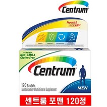 센트룸 남성용 멀티 비타민 120정 미국 직배송, 3팩