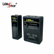 LANstar BNC UTP 겸용 랜 테스터기/LS-468B/랜선(RJ45 8P8C)/전화선(RJ11/RJ12)/BNC 테스트가능/각종 케이블의 단선/엉킴/접지/배선오류 등을 확인