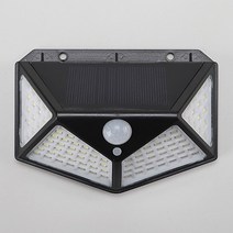 디제이디 100구 일반 LED 태양광 센서등 모션감지 XF-100 (68034)