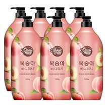샤워메이트 복숭아 바디워시 (1200ml) 대용량, 1200g, 7ea