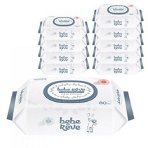 소미랑 베베러브 캡형 물티슈, 20팩, 1개