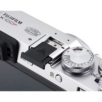 [JJC] 후지 X100V XT3 XT4 XT30 인스탁스 미니에보 후지 카메라 핫슈커버, 실버