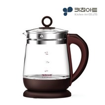 키친아트 라팔 글라스 티포트 1.5L 버건디 분유포트 티메이커 커피포트기 전기티포트 주전자