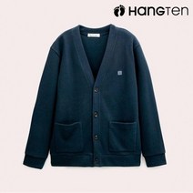 행텐 남성 더블페이스 Y넥 가디건-AE9L303163105