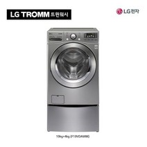 NEW LG트롬 트윈워시 실버 19kg+4kg F19VDAWM, 없음, 모던스테인리스