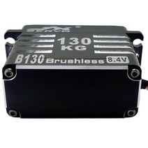 JX B130 130kg 브러시리스 서보 메가 토크 CNC 메탈 기어 표준 디지털 1/5 RC 자동차 LOSI 5T 바하 로봇 드론 Savox SB2290S, [02] B130 with MA