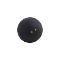 스쿼시 라켓 채 볼 공 1Pcs 스쿼시 공 두 노란색 점 저속 스포츠 고무 전문 교육 경쟁 플레이어 도구, 검은색