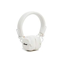Marshall MAJOR III BLUETOOTH BK 무선 블루투스 헤드폰 블랙 헤드셋, 하얀색