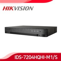 하이크비전 iDS-7204HQHI-M1/S 400만화소 올인원 4채널 DVR CCTV녹화기, 4TB
