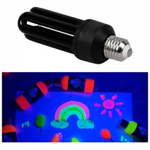 [다복점빵] 미술놀이 UV 블랙라이트 램프 (핑거페인트 등 형광물감과 함께 사용), 상세페이지 참조, 상세페이지 참조