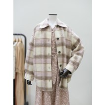 [써스데이아일랜드] 셔츠형 울저지 체크코트 T218MCT236W(1272763)