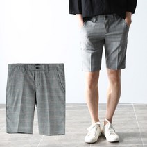 제제 체크 슬랙스 반바지