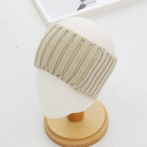 지오마켓 와이드 니트 무지 골지 헤어밴드 머리띠