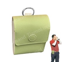 심플 모던 골프 거리 측정기 가죽 보관 방수 마그네틱 케이스, 그린