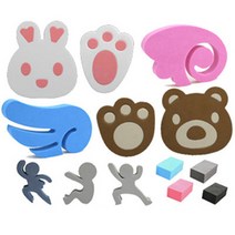 차량용 문콕방지 도어가드 캐릭터 순정형 날개 곰 토끼, 선택6. 토끼 ( 핑크 )