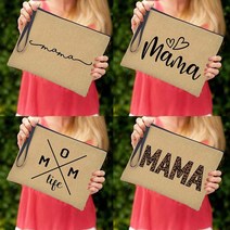 여성 지갑 레트로 클러치 핸드백 엄마 생활 쇼핑 대형 지갑 여름 해변 토트 백 여행 메이크업 가방 어머니 선물