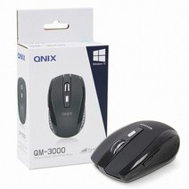 디지클럽 Qnix QM-3000 블랙 무선 마우스, 분홍이네 본상품선택, 분홍이네 본상품선택, 분홍이네 본상품선택