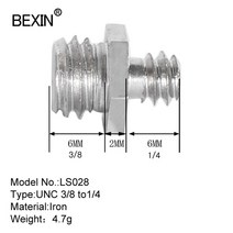 고스트xl마운트 여기현상소 카메라 액세서리 나사 1/4 3/8 M6 변환 나사 퀵 릴리스 나사 SLR 카메라 모노 포드 용 삼각대 어댑터 나사, 02 LS028  1pcs