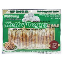 헬로도기 강아지 간식 육포 져키 300g 치킨비스켓, 헬로도기 비스켓 사시미, 9개