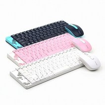 아이리버 IR-WMK500 mini 무선 미니 키보드마우스 세트, 핑크