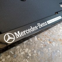 CARRY 블랙에디션 벤츠 번호판가드 (비천공/천공/전기차 모두사용가능)