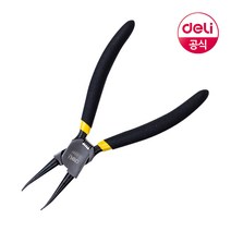 델리 공구 스냅링 플라이어(외경 ᅳ자 벌림) 7인치 EDL0341, 단품
