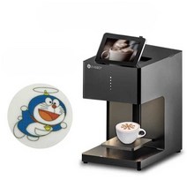EVEBOT 라떼아트머신 개인카페창업 3D 푸드 프린터기 한글지원, 블랙 EB-Pro 고정밀 라떼아트 머신