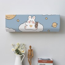 COSYEVNO 벽걸이 에어컨 커버 먼지를막다 산뜻한 스타일, KTZ517