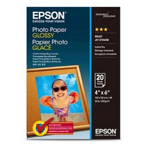 (EPSON) 광택 포토용지 S042546 (4x6(A6)/200g/20매) 포토용지/광택, 단일 종이/파일 사이즈