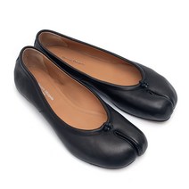 메종마르지엘라 타비 발레 플랫슈즈 블랙 S58WZ0042-P3753-T8013