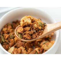 저탄수고단백 100% 수제그래놀라 프로틴그래놀라 500g, 저탄수 그래놀라 1봉지 (300g)