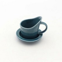 1300K NEMO 달소금 예쁜 도자기 싱글 종이컵 홀더받침세트 피콕, 컬러:유광피콕, 단품