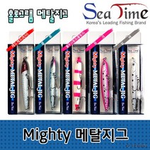 씨타임 Mighty 메탈지그 홀로그램 쏘가리 삼치 우럭, Mighty메탈지그 핑크 40g