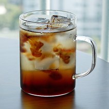 글라스락 강화유리컵+유리잔 2p 세트, 1개, 클라체 내열강화 머그 450 2p