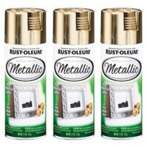 러스트올럼 Specialty Metallic Sptay 312g x 3p, Metallic Gold, 3개