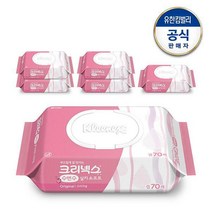 크리넥스 수앤수 실키소프트 오리지널 캡 70매×6팩, 70매, 1세트