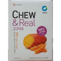 고구마100% 대상 청정원 츄앤리얼 고구마츄, 7팩 x 90g