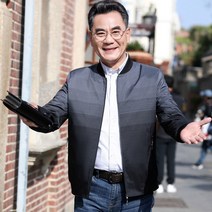 아빠 야상 점퍼 남자 중년 봄 얇은 야구넥 캐주얼 재킷 상의 그라데이션 코트 남자