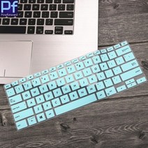 ASUS ZenBook 14 UM431DA UM431D um433d um433da UM431 UM433 DA UM 431 433 D 실리콘 키보드 커버 스킨, [03] whiteblue, 03 whiteblue