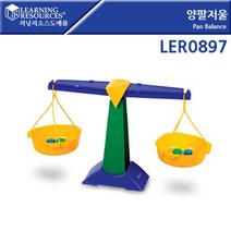 러닝리소스 양팔저울 LER0897 무개 질량측정 과학교구 어린이저울 어린이집 유치원, 1개