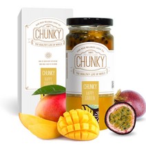 청키 해피가든 망고 패션후르츠 청 수제 과일청 에이드 블렌딩 차, 1병, 300ml, 450g