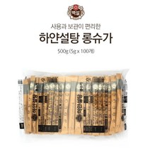 CJ 백설 하얀설탕 롱슈가 설탕스틱 100개 + 100개, 5세트