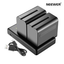 NEEWER NP-F970 카메라 배터리+충전기 키트, 1개