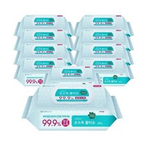 유한킴벌리 그린핑거 손소독물티슈 캡형 30매 x 10개 _ 71017319EA, 본상품선택